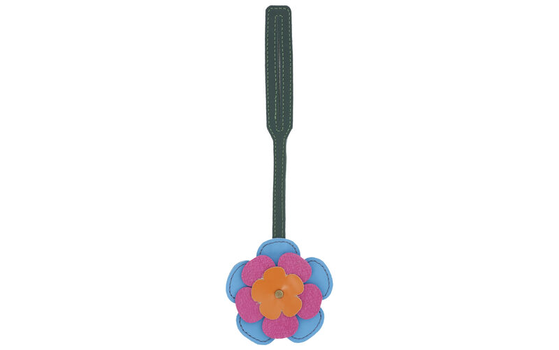 Bright Multi Daisy Bag Charm, , large